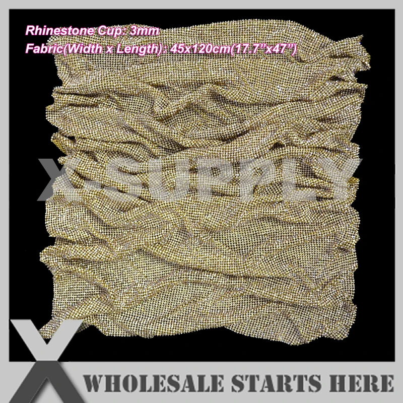 P2 3mm Metal Rhinestone Fabric Mesh Sheet in Gold Metal Base Without Iron On Glue,Used For Garment,Collar,Shoes,Table
P2 3mm Metal Rhinestone Fabric Mesh Sheet in Gold Metal Base Without Iron On Glue,Used For Garment,Collar,Shoes,Table