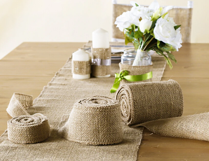 Fashion Hot 6cm wide Natural Vintage Jute Hessian Burlap Ribbon Rustic Weddings Belt Strap Floristry 50m/reel
Fashion Hot 6cm wide Natural Vintage Jute Hessian Burlap Ribbon Rustic Weddings Belt Strap Floristry 50m/reel