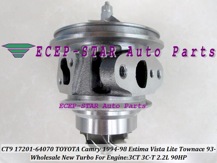 Картридж Turbo CHRA CT9 17201-64070 17201-64071, турбина для TOYOTA Camry Lite Ace TownAce Vista Emina Lucida 3CT 3C-T 2.2L
Картридж Turbo CHRA CT9 17201-64070 17201-64071, турбина для TOYOTA Camry Lite Ace TownAce Vista Emina Lucida 3CT 3C-T 2.2L