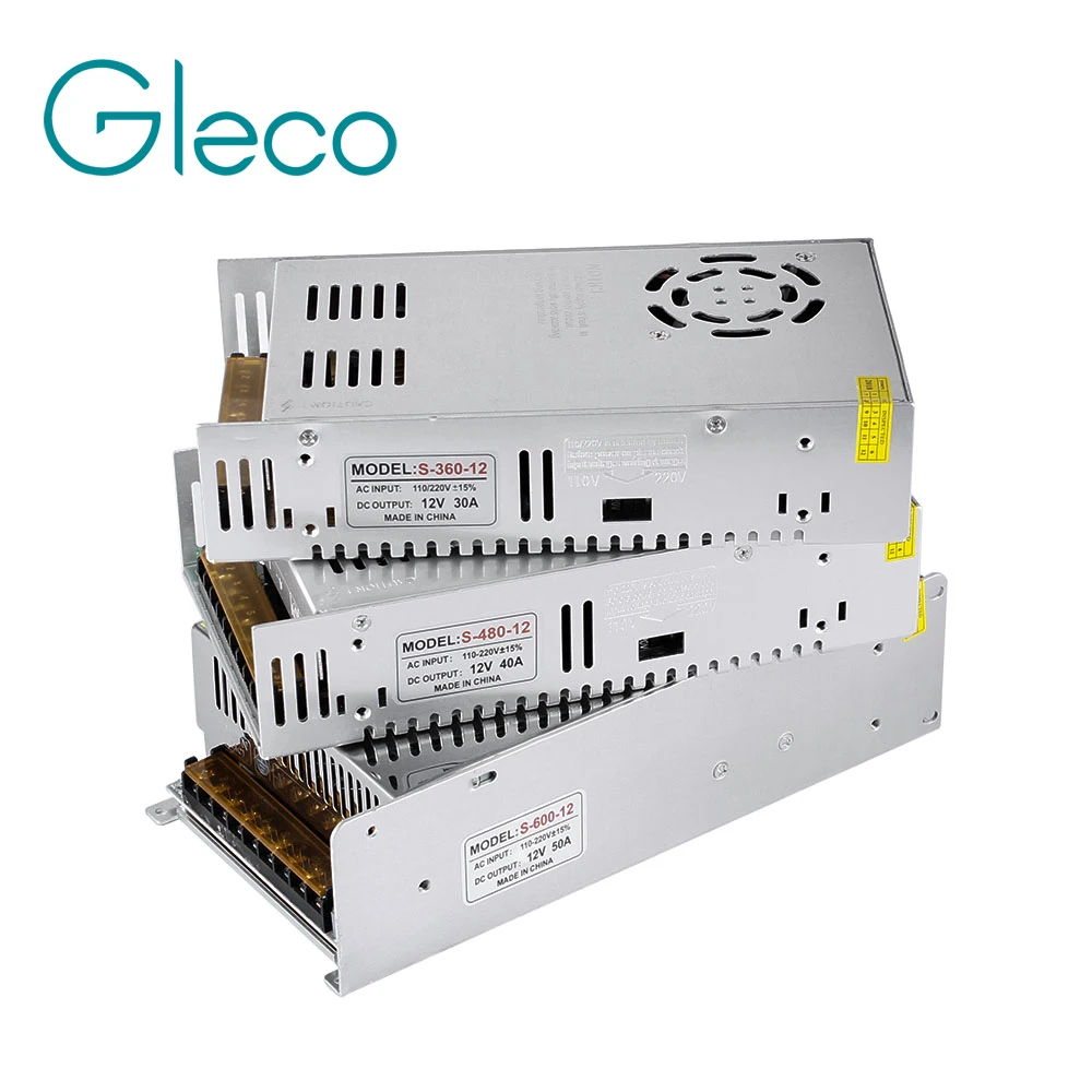 12V 24V Lighting Transformer 360W 480W 600W 12V Power supply for LED strip light LED driver 110-220V input
12V 24V Lighting Transformer 360W 480W 600W 12V Power supply for LED strip light LED driver 110-220V input
