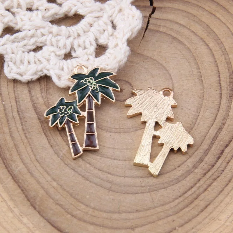 100pcs 25*12mm Coconut tree drop oil alloy jewelry features pendant DIY jewelry accessories wholesale
100pcs 25*12mm Coconut tree drop oil alloy jewelry features pendant DIY jewelry accessories wholesale