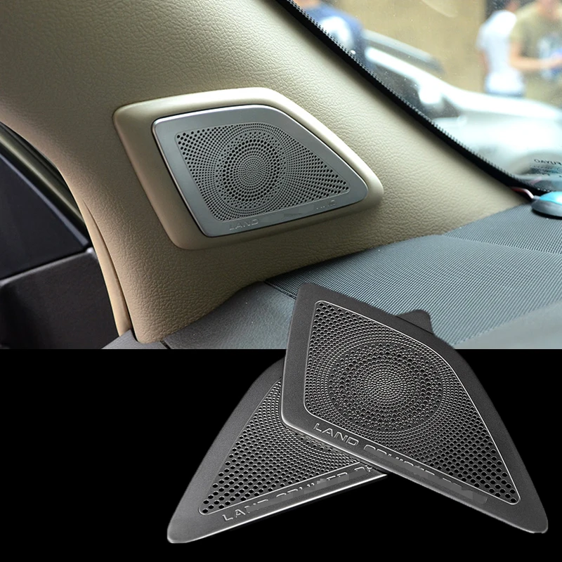 Car Styling 2pcs For Toyota Land Cruiser Prado FJ150 2010-2019 Front A-pillar Stereo Speaker Cover Trim
Car Styling 2pcs For Toyota Land Cruiser Prado FJ150 2010-2019 Front A-pillar Stereo Speaker Cover Trim