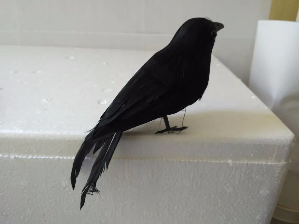 about 15cm black crow bird model,foam&feathers crow Halloween prop handicraft, garden decoration,gift d1006
about 15cm black crow bird model,foam&feathers crow Halloween prop handicraft, garden decoration,gift d1006