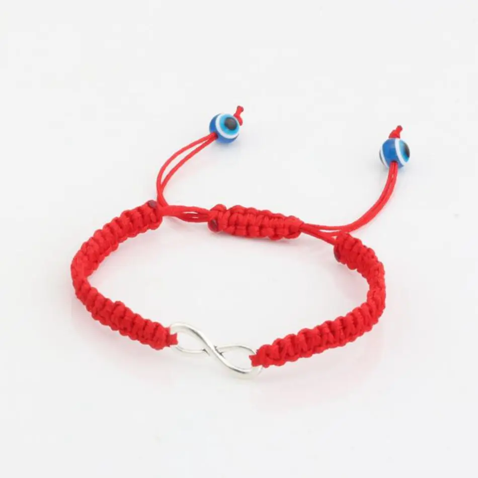 10pcs New Men And Women Fashions Acrylic Eyes Alloy Infinity Red Wax Line Hand Made Weave Adjustable Bracelet
10pcs New Men And Women Fashions Acrylic Eyes Alloy Infinity Red Wax Line Hand Made Weave Adjustable Bracelet