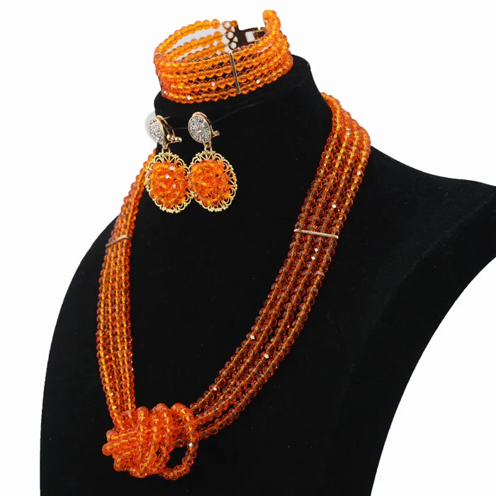 New Fashion African Beads Wedding Jewelry Set Crystal Beads Orange Necklace Gift Set Set ABL551
New Fashion African Beads Wedding Jewelry Set Crystal Beads Orange Necklace Gift Set Set ABL551