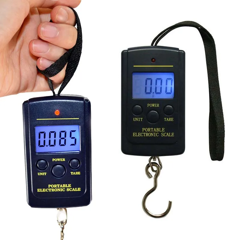 10 pcs Portable Electronic Hanging Scale Up to 40Kg 40kg/88lb/1,410oz Digital Weight Fishing Hanging Scale Measuring Tool
10 pcs Portable Electronic Hanging Scale Up to 40Kg 40kg/88lb/1,410oz Digital Weight Fishing Hanging Scale Measuring Tool