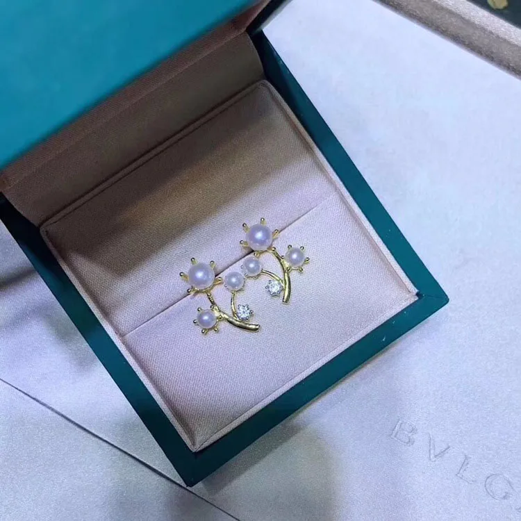 3Pairs/Lot Flower Pearl Earrings Holder S925 Sterling Silver Earrings Settings Women DIY Earrings Jewelry Components
3Pairs/Lot Flower Pearl Earrings Holder S925 Sterling Silver Earrings Settings Women DIY Earrings Jewelry Components
