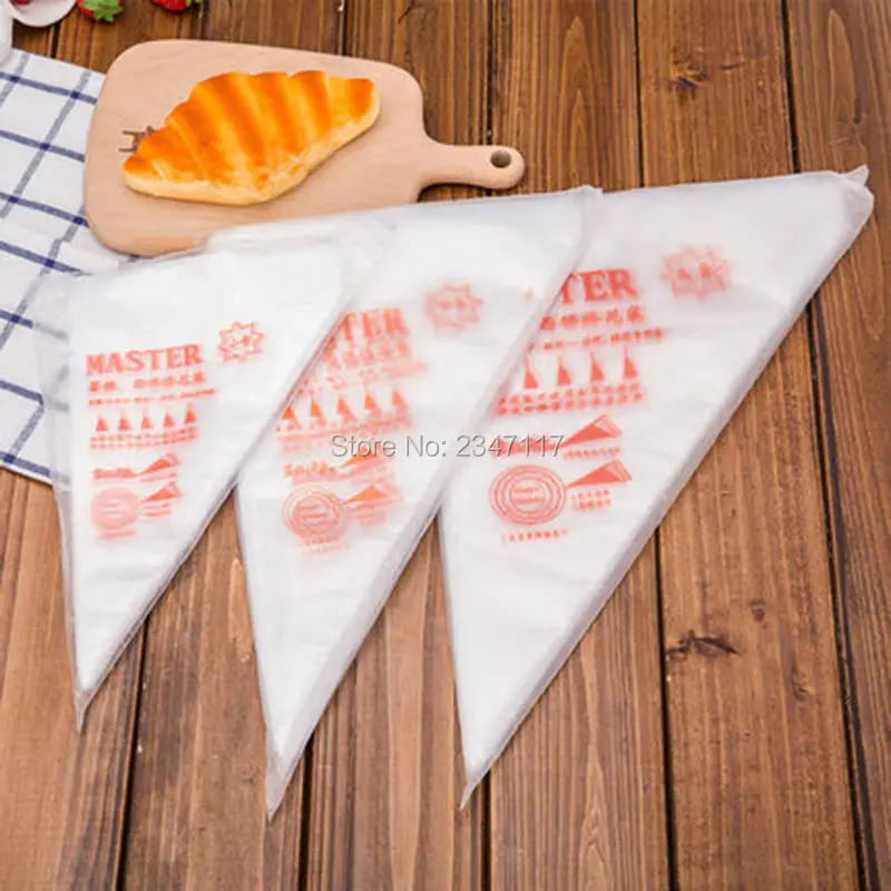100PCS/bag Disposable Piping bag Icing Nozzle Fondant Decorating Pastry Tips Tools free shipping Seal Bag
100PCS/bag Disposable Piping bag Icing Nozzle Fondant Decorating Pastry Tips Tools free shipping Seal Bag