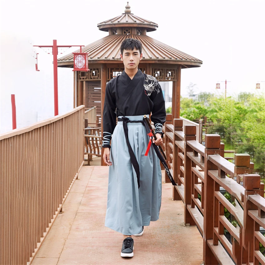 Men Sakura Costume Japanese Style Kimono Chinese Dragon Embroidery Haori Cool Yukata Vintage Party Men Ancient Cosplay Long Robe
Men Sakura Costume Japanese Style Kimono Chinese Dragon Embroidery Haori Cool Yukata Vintage Party Men Ancient Cosplay Long Robe