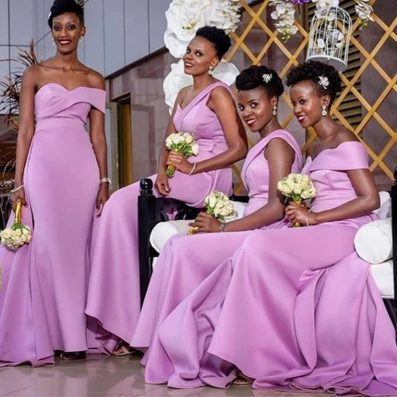 Elegant One Shoulder Lilac Bridesmaid Dresses Mermaid Style 2019 Simple Satin Long Women Party Gowns Robe De Soiree Cheapest
Elegant One Shoulder Lilac Bridesmaid Dresses Mermaid Style 2019 Simple Satin Long Women Party Gowns Robe De Soiree Cheapest
