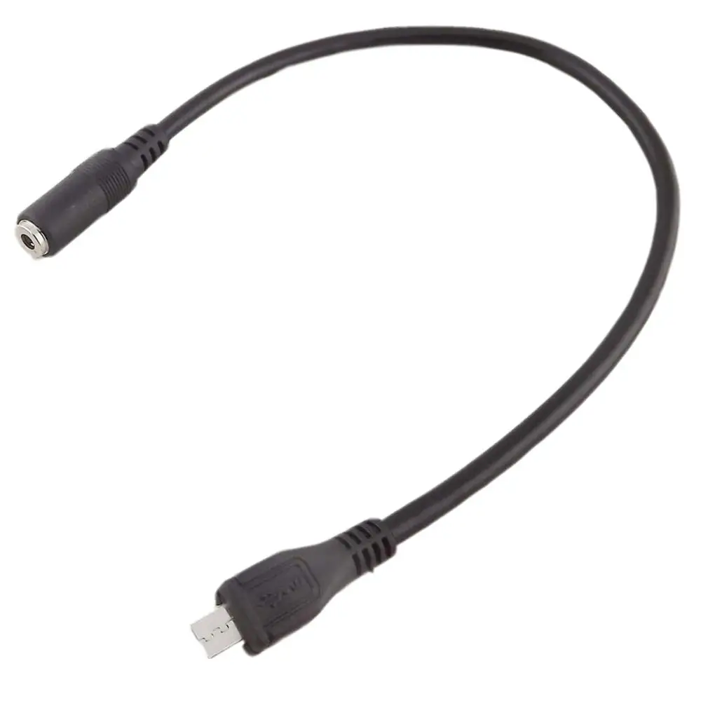 1pc Black Micro USB 5 Pin Male To 3.5mm Female AUX Audio Sync Headphone Adapter Cable Cord 30cm
1pc Black Micro USB 5 Pin Male To 3.5mm Female AUX Audio Sync Headphone Adapter Cable Cord 30cm