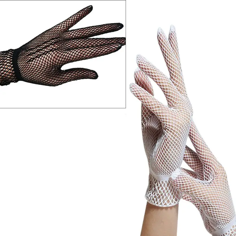 Women Sexy Hollow Out Fishnet Full Fingered Gloves Wrist Length Elastic Sunscreen Mittens Party Costume
Women Sexy Hollow Out Fishnet Full Fingered Gloves Wrist Length Elastic Sunscreen Mittens Party Costume