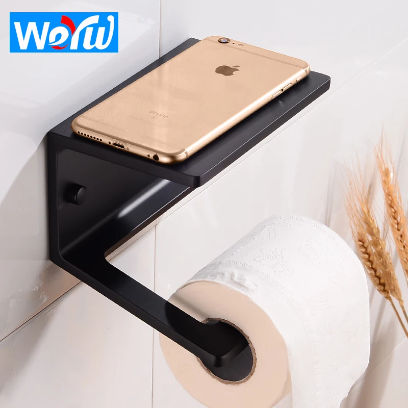 Держатель для туалетной бумаги, алюминиевый, рулон бумаги для ванной, черный
Держатель для туалетной бумаги, алюминиевый, рулон бумаги для ванной, черный