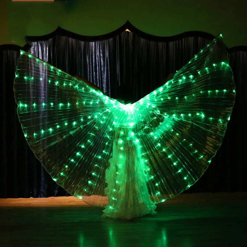 Stage Performance Prop Women Dance Accessories Girls DJ LED Wings Light Up Lamps Green Isis Wings
Stage Performance Prop Women Dance Accessories Girls DJ LED Wings Light Up Lamps Green Isis Wings