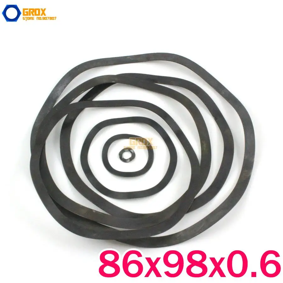 20 Pieces M86*98*0.6mm Wave Washer Spring Washer Carbon Steel Black Zine Plated
20 Pieces M86*98*0.6mm Wave Washer Spring Washer Carbon Steel Black Zine Plated