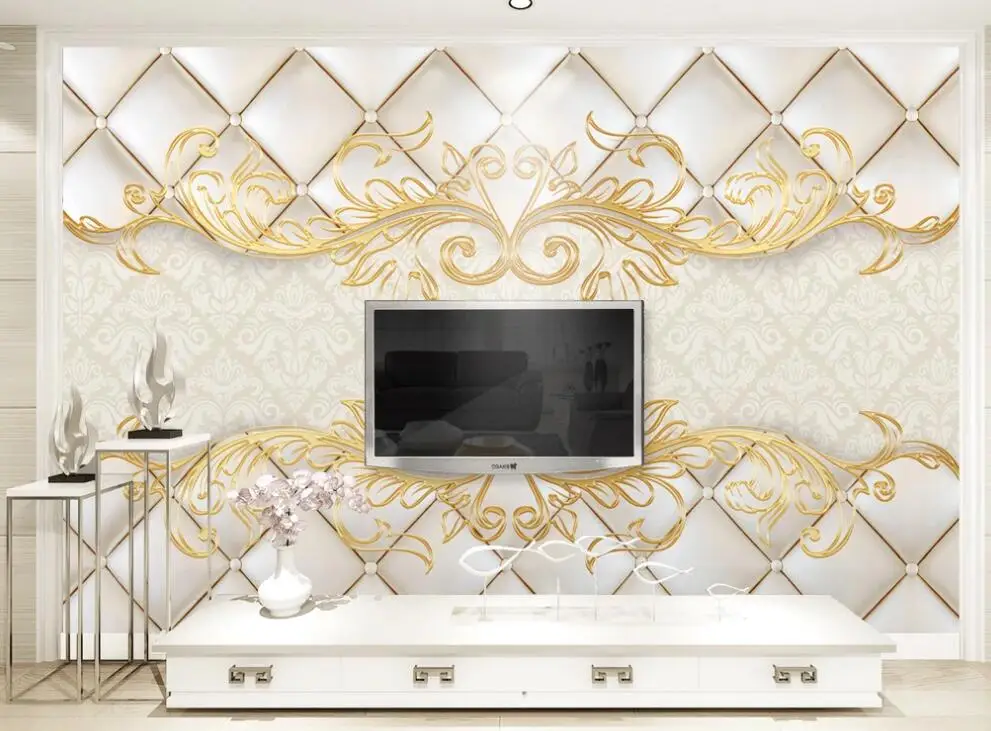 Customized 3D mural wallpaper 3D three-dimensional European pattern soft package TV background wall decoration painting
Customized 3D mural wallpaper 3D three-dimensional European pattern soft package TV background wall decoration painting