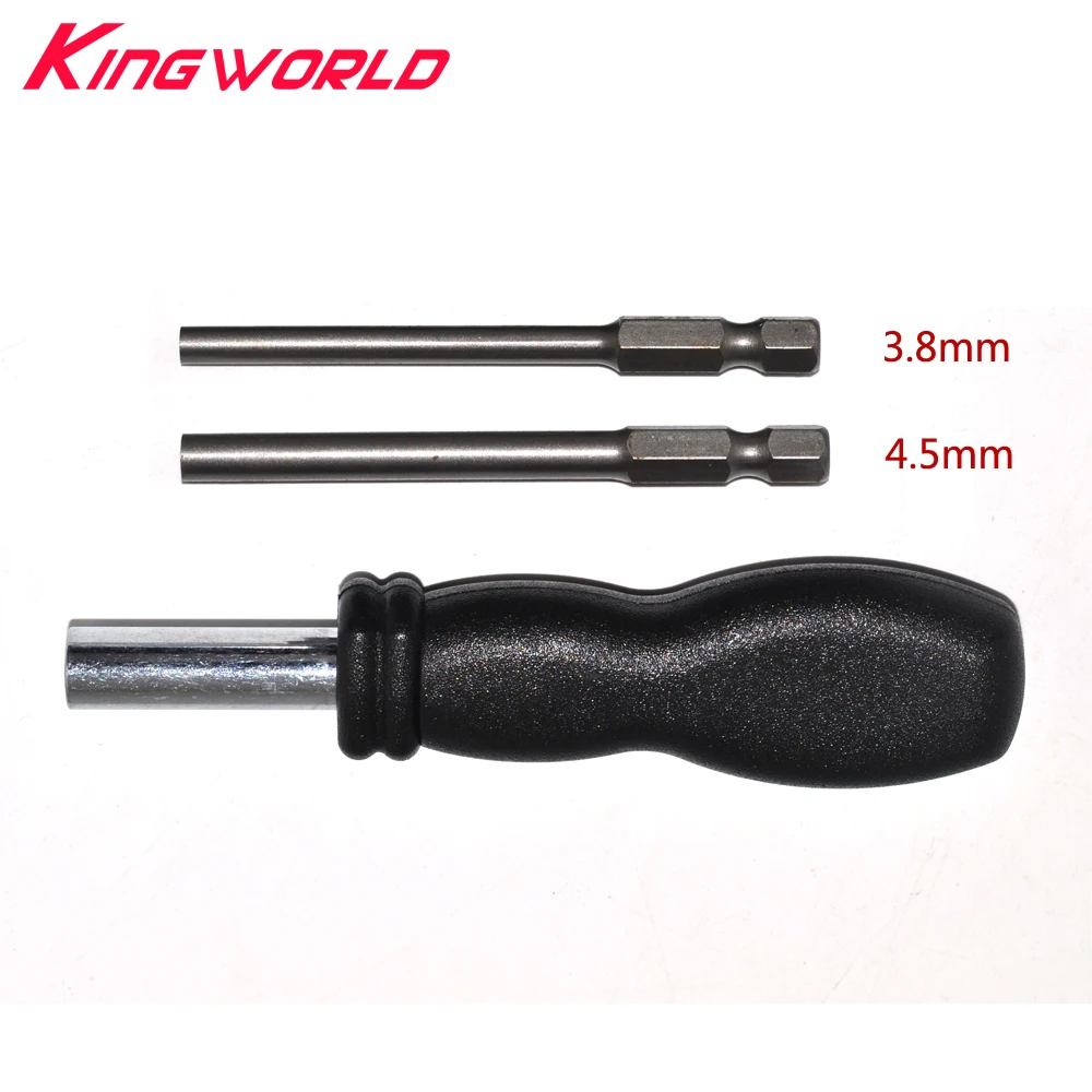 Xunbeifang 10pcs 3.8mm and 4.5mm Screwdriver Bit Screw Driver GameBit with Handle for SNES for N-G-C for N64
Xunbeifang 10pcs 3.8mm and 4.5mm Screwdriver Bit Screw Driver GameBit with Handle for SNES for N-G-C for N64