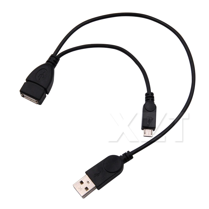 Micro USB Male to USB A Male &Female Adapter Cable for SAMSUNG for SONY Y Splitter OTG Cable
Micro USB Male to USB A Male &Female Adapter Cable for SAMSUNG for SONY Y Splitter OTG Cable