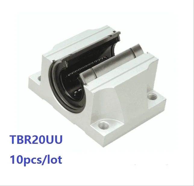 10pcs/lot TBR20UU 20mm Linear Ball Bearing Support Block CNC Router for 3D printer parts linear rail
10pcs/lot TBR20UU 20mm Linear Ball Bearing Support Block CNC Router for 3D printer parts linear rail