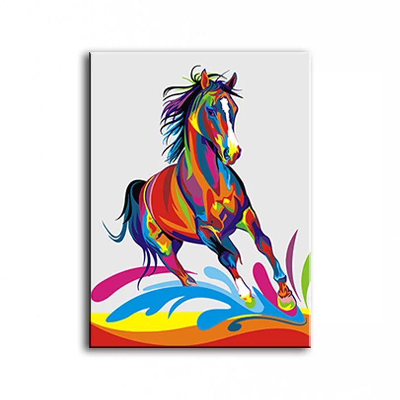 Oil Painting handmade Modern Canvas on Paintings Home living room Decor Home decoration painting Art Colorful horse 17022212
Oil Painting handmade Modern Canvas on Paintings Home living room Decor Home decoration painting Art Colorful horse 17022212