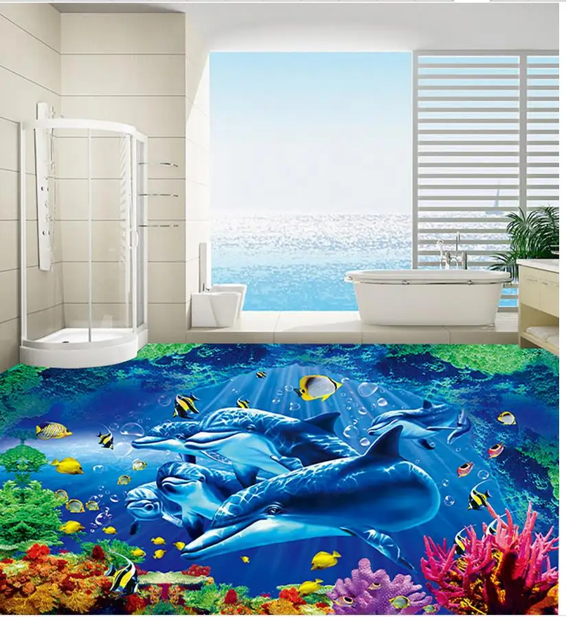 Ocean Custom Photo self-adhesive 3D floor PVC waterproof floor Home Decoration 3D wallpaper floor for living room
Ocean Custom Photo self-adhesive 3D floor PVC waterproof floor Home Decoration 3D wallpaper floor for living room
