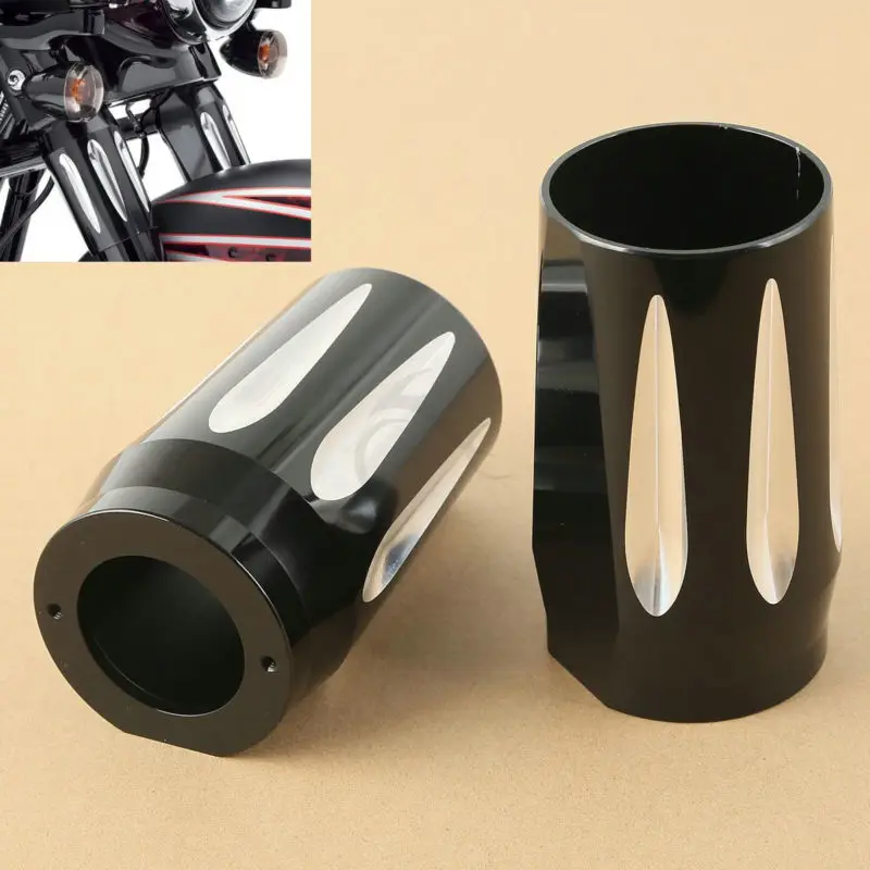 Motorcycle Black CNC Fork Boot Slider Cover Cow Bell For Harley Touring 14-17 Electra Road Street Tri Glide FLHR FLHT FLHX
Motorcycle Black CNC Fork Boot Slider Cover Cow Bell For Harley Touring 14-17 Electra Road Street Tri Glide FLHR FLHT FLHX