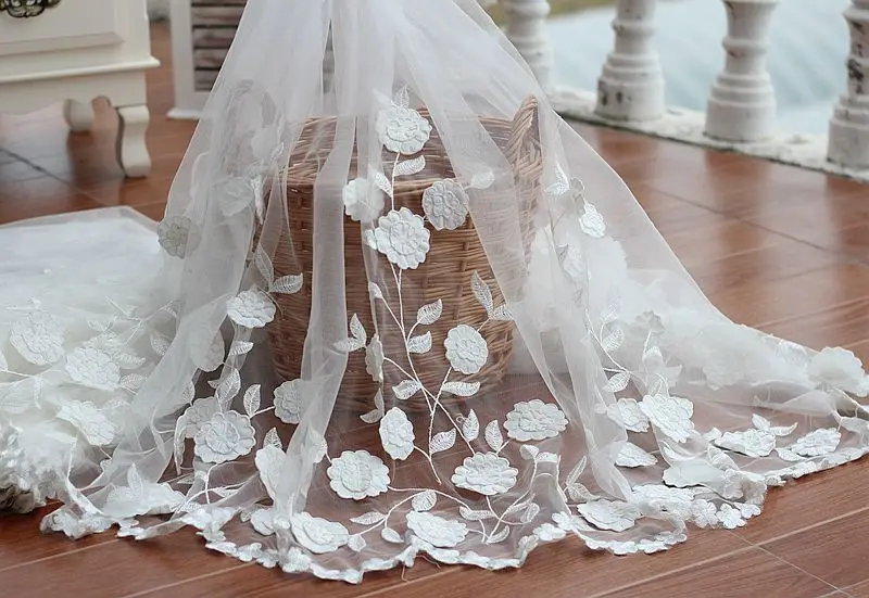 Кружевная ткань цвета слоновой кости с вышивкой, милая ткань с 3D цветами, свадебное кружево, ткань для декора домашних штор
Кружевная ткань цвета слоновой кости с вышивкой, милая ткань с 3D цветами, свадебное кружево, ткань для декора домашних штор