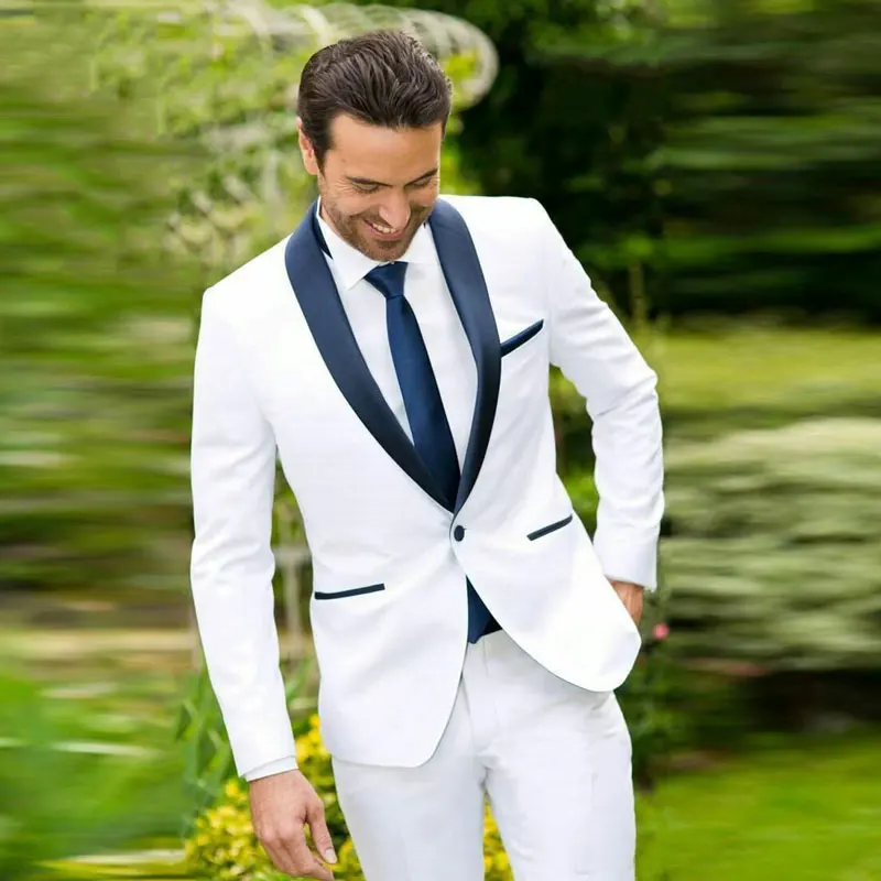 White Men's Custom Made Wedding Suit Groom Tuxedos Best Man Blazers Slim Fit Terno Masculino 2 Pieces Coat Pants Costume Homme
White Men's Custom Made Wedding Suit Groom Tuxedos Best Man Blazers Slim Fit Terno Masculino 2 Pieces Coat Pants Costume Homme