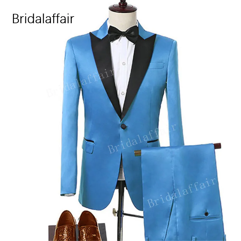 KUSON Men Suit 2 Piece Business Custom Made Slim Fit Blazer with Pants Set Formal Blue Satin Prom Tuxedos for Men (Jacket+Pants)
KUSON Men Suit 2 Piece Business Custom Made Slim Fit Blazer with Pants Set Formal Blue Satin Prom Tuxedos for Men (Jacket+Pants)