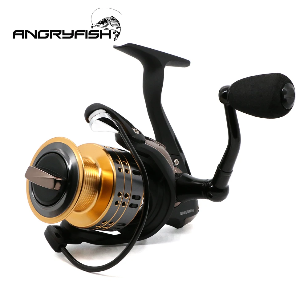 ANGRYFISH NOWER 5.2:1 High Speed Fishing Reel Series 8+1BBs 3000 Spinning Fishing Reel Max Drag 8KG Carp Fishing Spinning Reel
ANGRYFISH NOWER 5.2:1 High Speed Fishing Reel Series 8+1BBs 3000 Spinning Fishing Reel Max Drag 8KG Carp Fishing Spinning Reel