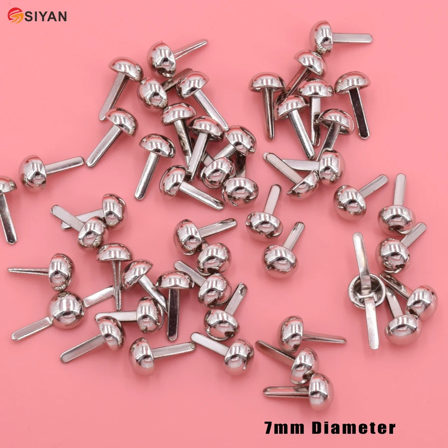 300pcs/lot Metal Crafts Round 7mm Mini Brads Scrapbooking Embellishment DIY Silver Plated
300pcs/lot Metal Crafts Round 7mm Mini Brads Scrapbooking Embellishment DIY Silver Plated