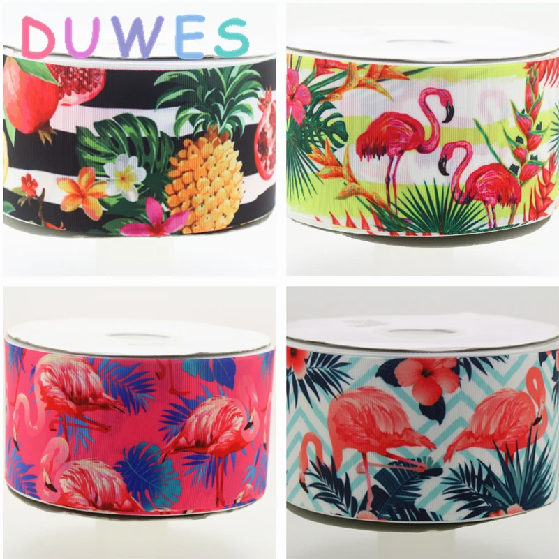DUWES 3 дюйма, 50 ярдов, фламинго, лист, фрукты, печатная крупная зернистая ткань, головной убор, украшение, оптовая продажа OEM D865
DUWES 3 дюйма, 50 ярдов, фламинго, лист, фрукты, печатная крупная зернистая ткань, головной убор, украшение, оптовая продажа OEM D865