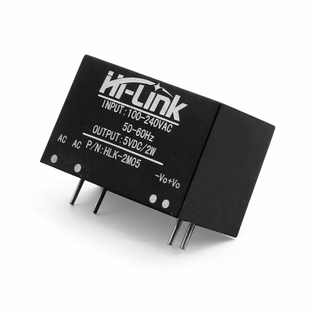 5pcs/lot JINYUSHI for Hi-link HLK-2M05 Power Module 220V turn 5V 2W step-down voltage Regulator Isolation switch
5pcs/lot JINYUSHI for Hi-link HLK-2M05 Power Module 220V turn 5V 2W step-down voltage Regulator Isolation switch