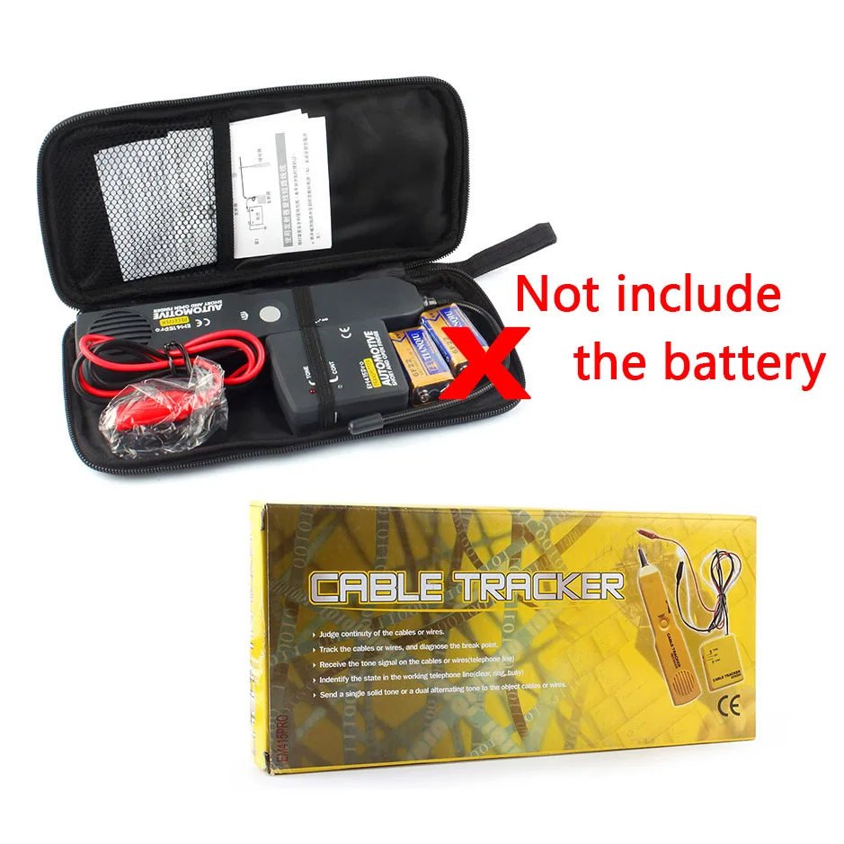 Горячий универсальный EM415PRO автомобильный кабельный трекер для отслеживания коротких и открытых цепей, тестер для ремонта автомобиля, детектор 
Горячий универсальный EM415PRO автомобильный кабельный трекер для отслеживания коротких и открытых цепей, тестер для ремонта автомобиля, детектор