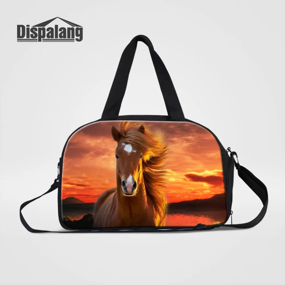 Dispalang Professional Single Shoulder Bag Horse Animal Print Travel Luggage Bag Big Capacity Travel Bags With Independent Shoes
Dispalang Professional Single Shoulder Bag Horse Animal Print Travel Luggage Bag Big Capacity Travel Bags With Independent Shoes