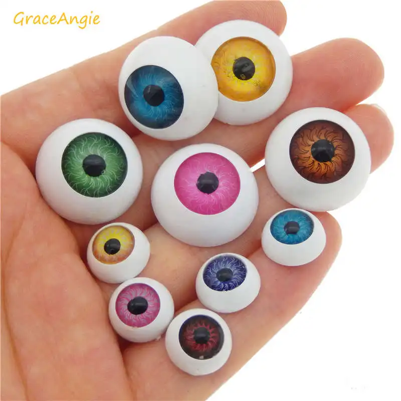 GraceAngie 10pcs Round Hollow Back Safety Plastic Eyes Colorful Eyeball For Toys Dolls DIY Accessories Making Craft 12mm,20mm
GraceAngie 10pcs Round Hollow Back Safety Plastic Eyes Colorful Eyeball For Toys Dolls DIY Accessories Making Craft 12mm,20mm