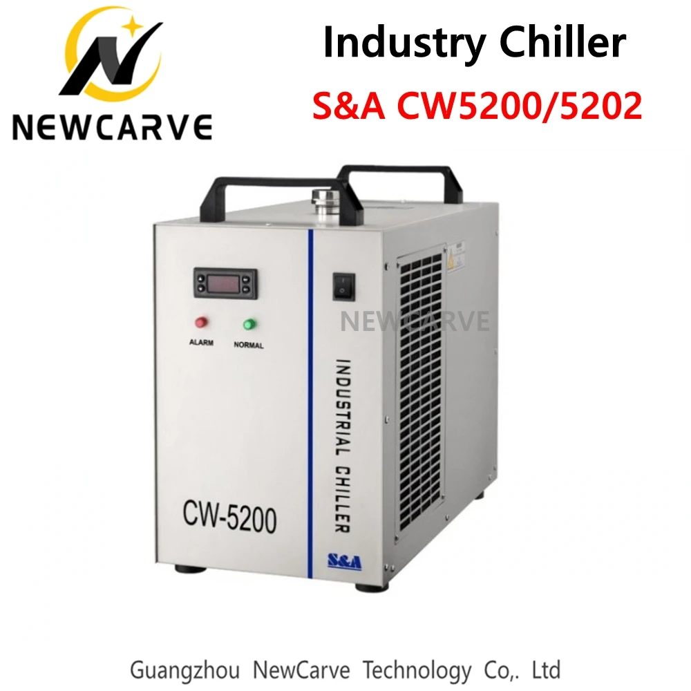 S&A CW5200 CW5202 Industrial Water Cool Chiller For Laser Machine Cooling 150W Laser Tube NEWCARVE
S&A CW5200 CW5202 Industrial Water Cool Chiller For Laser Machine Cooling 150W Laser Tube NEWCARVE