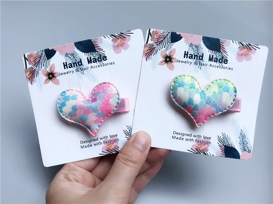 Boutique 20pcs Fashion Cute Glitter Gradient Mermaid Color Heart Hairpins Solid Cartoon Hair Clips Princess Hair Accessories
Boutique 20pcs Fashion Cute Glitter Gradient Mermaid Color Heart Hairpins Solid Cartoon Hair Clips Princess Hair Accessories