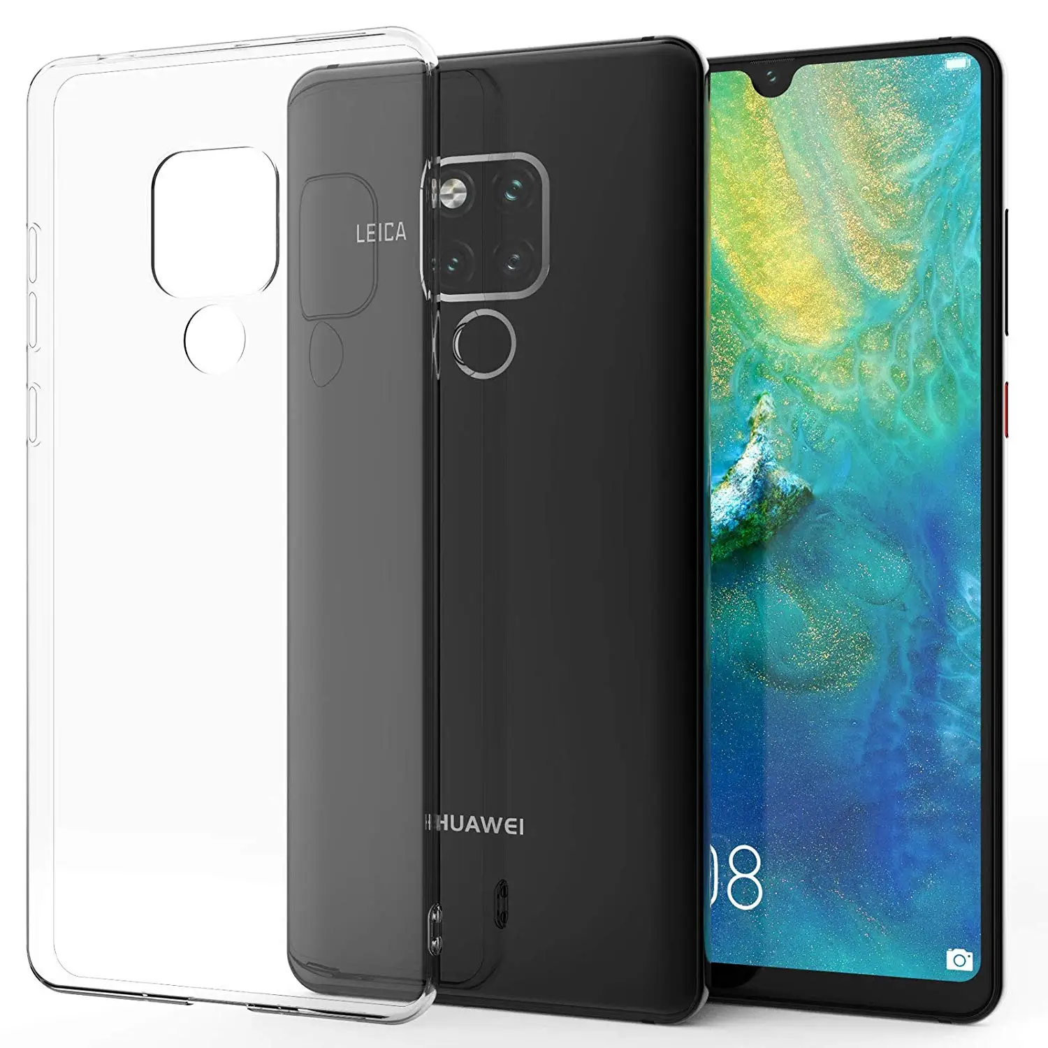 Soft TPU Silicone Transparent Cases for Huawei Mate 20 X Pro Case