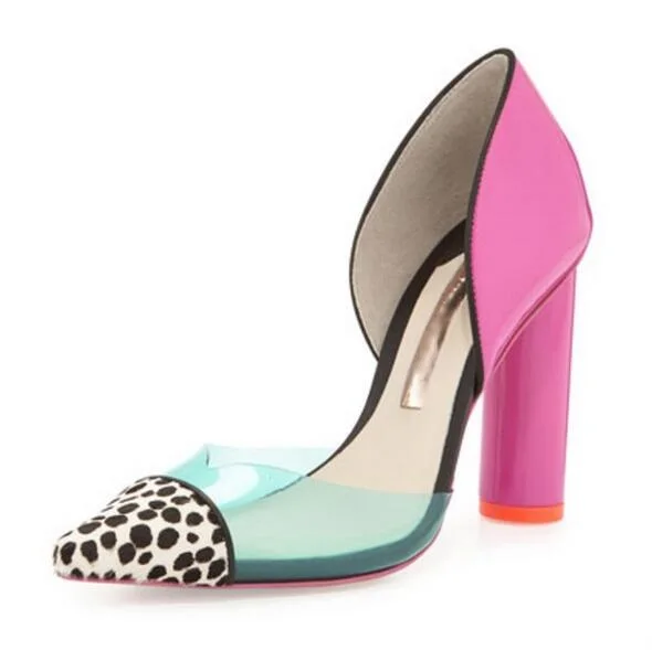 Zapatos Nujer Summer Fall New Patch Mixed Colors Polka Dot Chunky shoes woman Women Pumps Pointed Toe Thick Heel Slip On Ladies
Zapatos Nujer Summer Fall New Patch Mixed Colors Polka Dot Chunky shoes woman Women Pumps Pointed Toe Thick Heel Slip On Ladies