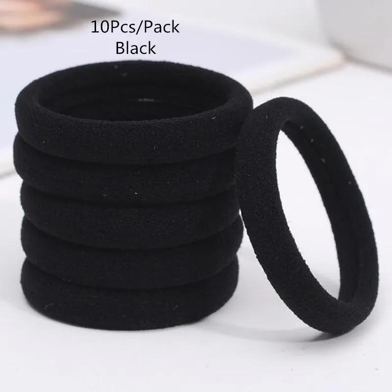 New 10Pcs/Pack Black Mix Color Hair Holders Elastic Hair Bands Ponytail Rubber Rope Bands Women Girls Hair Accessory Scrunchie
New 10Pcs/Pack Black Mix Color Hair Holders Elastic Hair Bands Ponytail Rubber Rope Bands Women Girls Hair Accessory Scrunchie