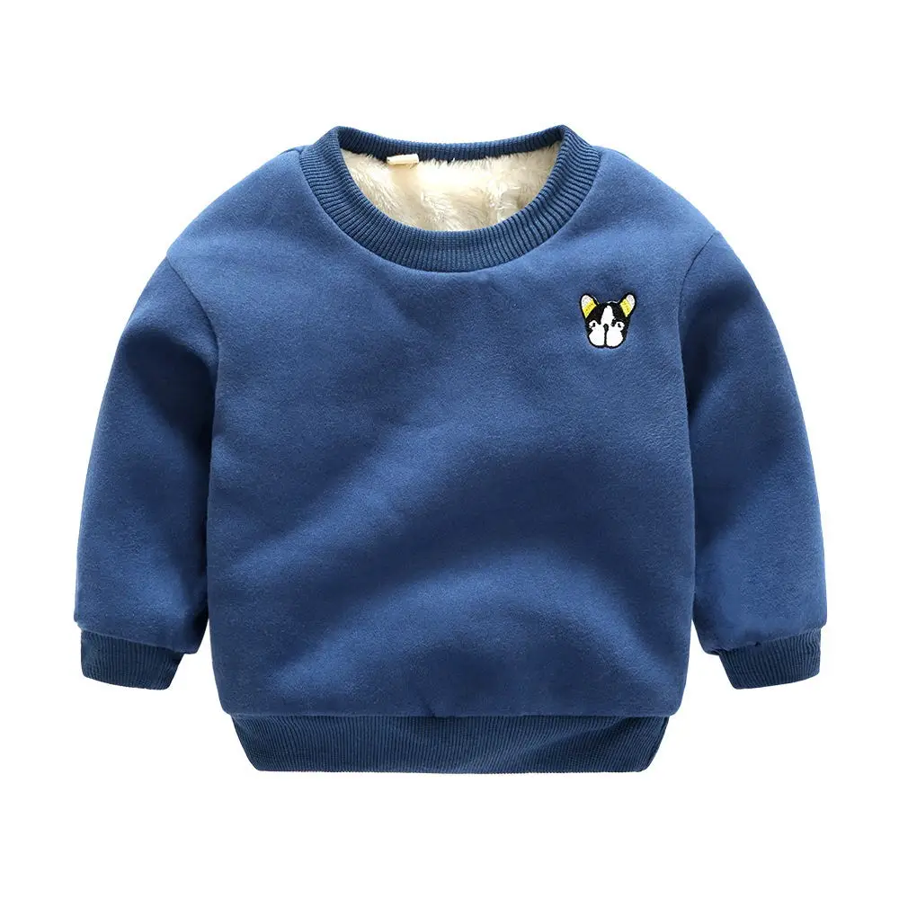 2019 Winter Kids Plus velvet T shirt Thick cotton Fashion Boy girl Warm Cashmere Embroidery sweatshirts hoodies toddler clothes
2019 Winter Kids Plus velvet T shirt Thick cotton Fashion Boy girl Warm Cashmere Embroidery sweatshirts hoodies toddler clothes