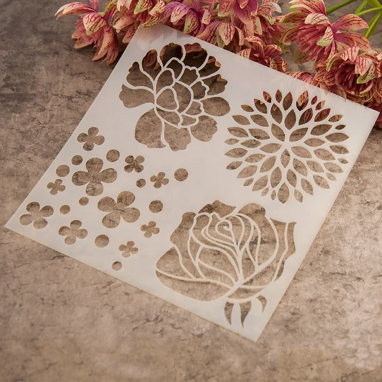 scrapbook pigment on fabric wall or art painting drawing& masking spray painted flower stencil art glowing paint drawing set
scrapbook pigment on fabric wall or art painting drawing& masking spray painted flower stencil art glowing paint drawing set