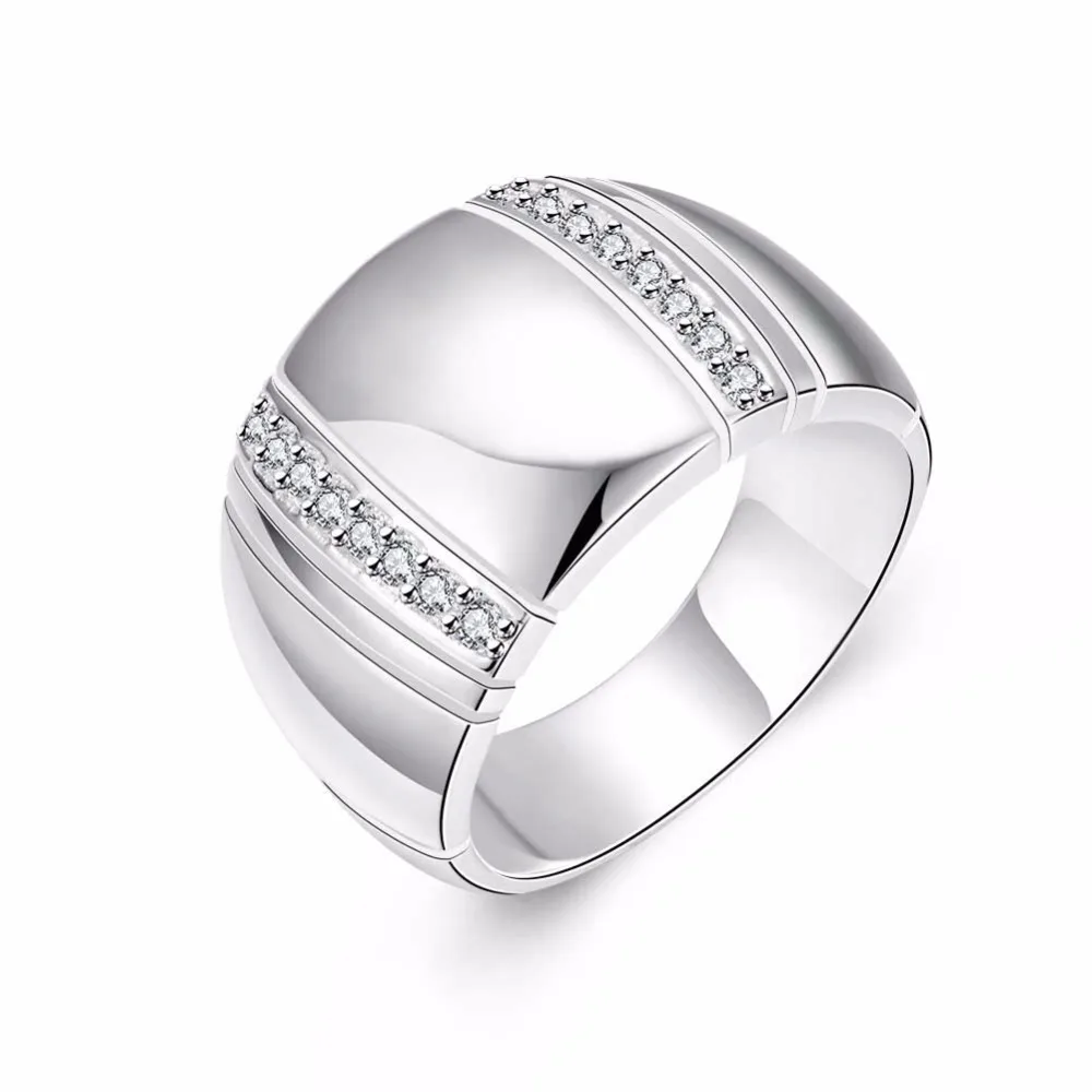 100% 925 Sterling Silver Woman Man Ring CZ Crystal Wedding Engagement Wholesale Fashion Finger Rings Fine Jewelry
100% 925 Sterling Silver Woman Man Ring CZ Crystal Wedding Engagement Wholesale Fashion Finger Rings Fine Jewelry