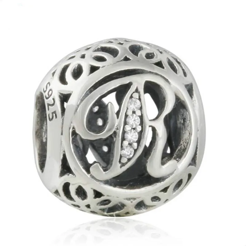 New 925-sterling-silver Openwork Letter R Charm Vintage Alphabet Beads For Jewelry Making Fit Original Brand Bracelet LE16R
New 925-sterling-silver Openwork Letter R Charm Vintage Alphabet Beads For Jewelry Making Fit Original Brand Bracelet LE16R