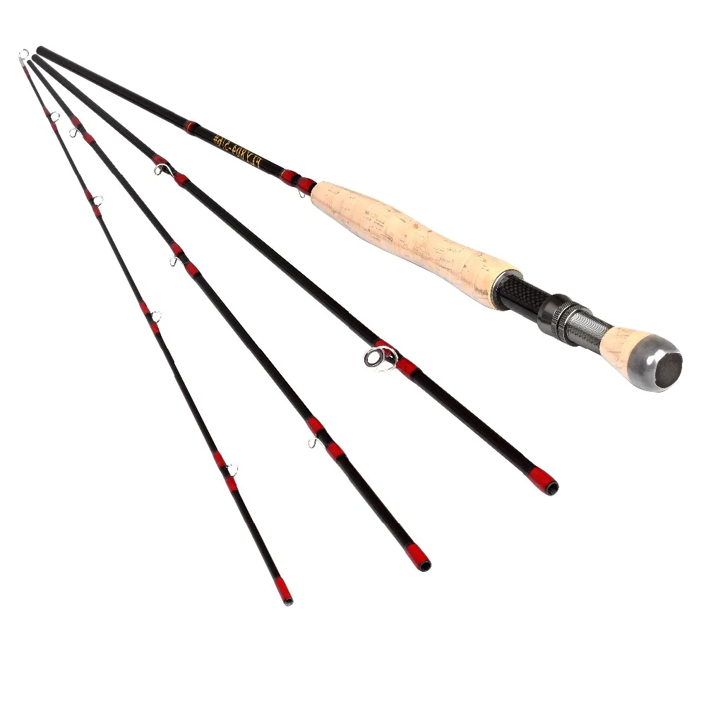 8FT 4 Pieces Carbon Fly Fishing Rod Pole #5/6 2.44M length Light Feel Medium-Fast Action
8FT 4 Pieces Carbon Fly Fishing Rod Pole #5/6 2.44M length Light Feel Medium-Fast Action