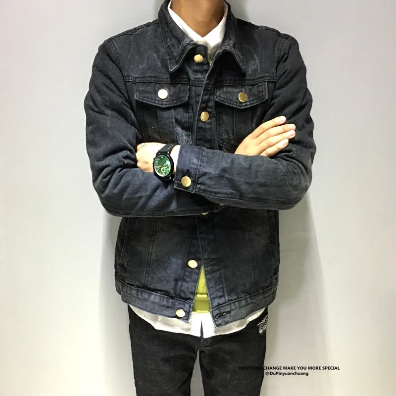 Men's Denim Jacket Spring Autumn Fashion Trend Men Black Jacket Casual Jean Jacket Young Man Coat Vintage Cowboy Outerwear Male
Men's Denim Jacket Spring Autumn Fashion Trend Men Black Jacket Casual Jean Jacket Young Man Coat Vintage Cowboy Outerwear Male