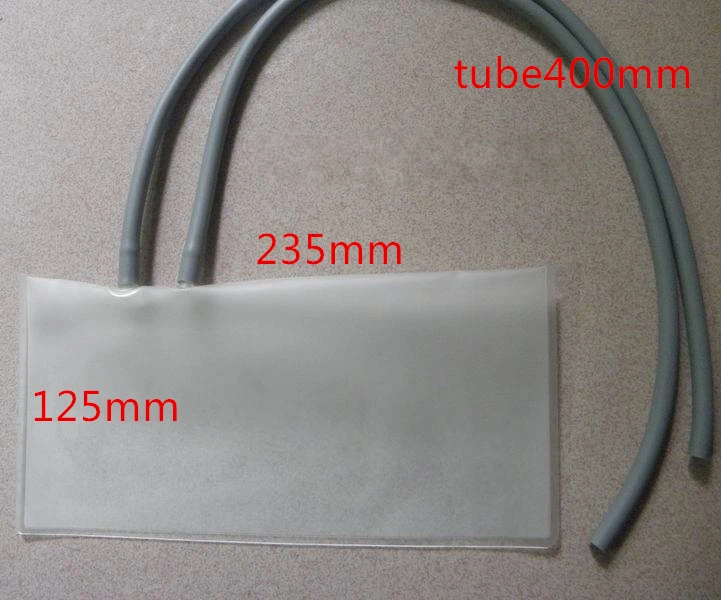 Blood pressure cuff (bladder) Material: high quality TPU. two tube,Specification: 235mm*125mm (left or right)
Blood pressure cuff (bladder) Material: high quality TPU. two tube,Specification: 235mm*125mm (left or right)
