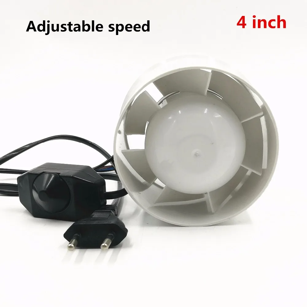 220V 4 Inch Mini Fan Duct Fan Ceiling Ventilation 100mm Pipe Exhausted Ducted Fan Extractor Fan Blower With Speed Switch
220V 4 Inch Mini Fan Duct Fan Ceiling Ventilation 100mm Pipe Exhausted Ducted Fan Extractor Fan Blower With Speed Switch
