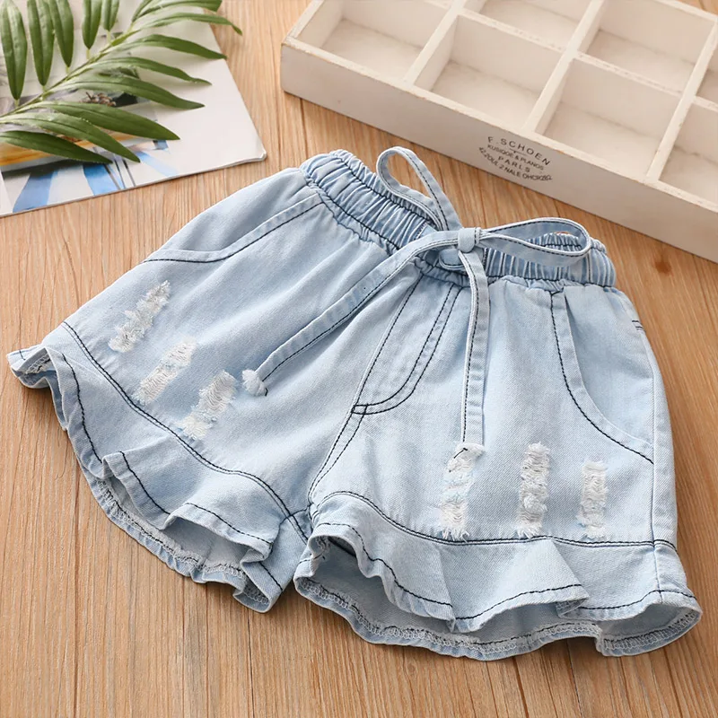 2021 Summer New Fashion 3-6 8 10 12 Years Toddler Children Clothes Hole Drawstring Cotton Kids Baby Denim Jeans Shorts For Girls
2021 Summer New Fashion 3-6 8 10 12 Years Toddler Children Clothes Hole Drawstring Cotton Kids Baby Denim Jeans Shorts For Girls